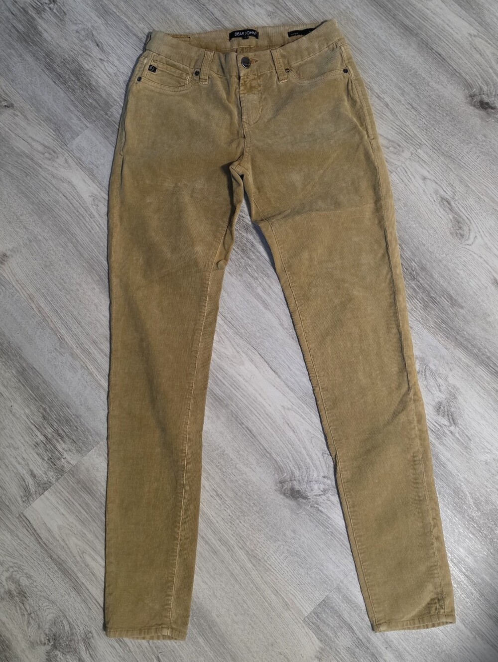 Dear John Tan Fine Corduroy  Jeans Low Rise metro
